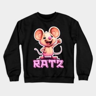 Ratt Pink Ratz Crewneck Sweatshirt